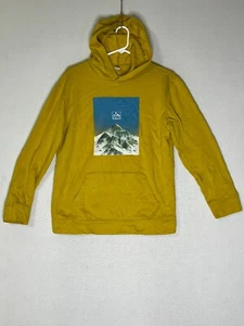 Old Navy Mustard Pullover Hoodie Sweatshirt Long Sleeve Graphic Girl Size XXL 18 - Picture 1 of 7