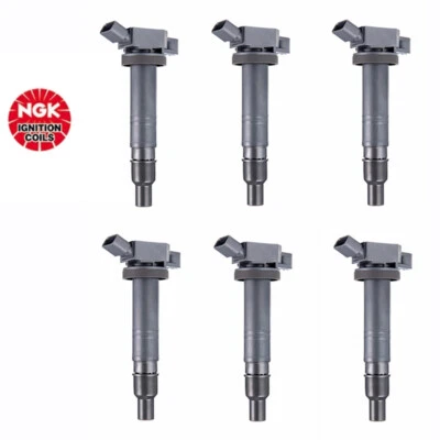 6 pcs 90919-C2002 NGK Ignition Coils for Toyota 4Runner Tacoma FJ Cruiser 4.0 Foto 1 de 4