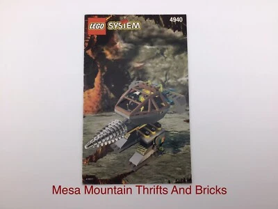 LEGO® Rock Raiders 4940 The Granite Grinder ¡Solo manual de instrucciones! Foto 1 de 2