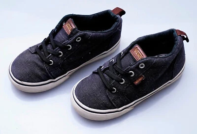 Zapatillas deportivas negras Vans sin cordones - niño pequeño talla 10T Foto 1 de 4