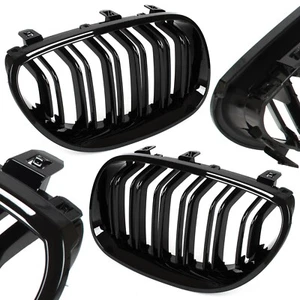 CALANDRE GRILLE ENTRE AIR LES PHARES GAUCHE + DROITE NOIR POUR BMW 5 E60 E61 - Afbeelding 1 van 11
