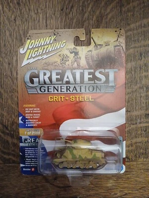 Johnny Lightning Greatest Generation Grit & Steel WWII M3 Grant Tank Version B - Image 1 of 3