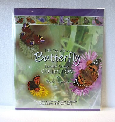 Limited edition stamps Isle of Man.  /Lepidoptera/ Butterflies/ Stamps - Image 1 of 4