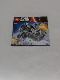Lego Manual Only 75100 Star Wars First Order Snowspeeder Instructions only --8