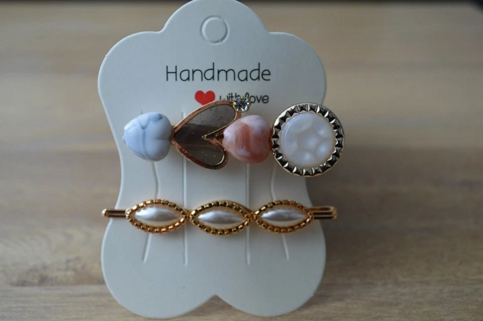 Lujo Perla Clips para el Cabello Para Mujeres Horquilla Palos para el Cabello Boho Joyería Cabello Romántico Foto 1 de 1