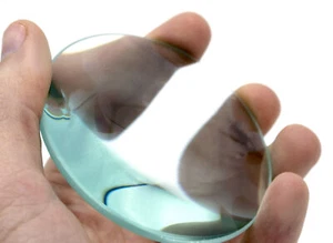 Double Convex Lens, 100mm Focal Length, 3" (75mm) Diameter - Eisco Labs - Picture 1 of 5