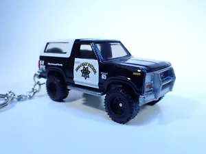 Schlüsselanhänger '85 Bronco 1985 Ford Bronco Autobahnpatrouille K9 LKW Schlüsselanhänger - Bild 1 von 4