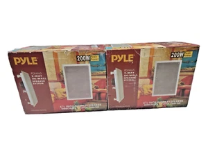 Pyle PDIW65 6,5 Zoll 2-Wege in Wand/Decke Unterputz Stereo Lautsprecher 2 Sätze - Bild 1 von 20