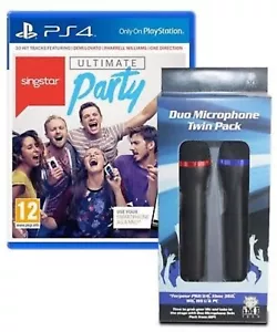 SINGSTAR ULTIMATE PARTY PS4 + KABELLOSE Mikrofone - NEUWERTIG - SCHNELLE & KOSTENLOSE Lieferung - Bild 1 von 1