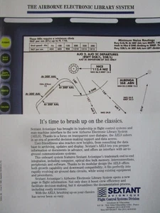 5/1992 PUB SEXTANT AVIONIQUE AELS AIRBORNE ELECTRONIC LIBRARY SYSTEM AD - Foto 1 di 1