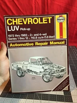 Chevrolet LUV Pick-up 1983 vintage manual de reparación automotriz 319 (EE. UU.) Foto 1 de 4
