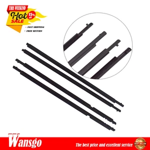 4X For Toyota Corolla 2009-2012 Weather Strip Window Moulding Trim Seal Belt - Picture 1 of 7