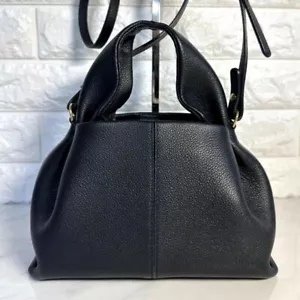 POLENE Numero Neuf Mini Shoulder bag Crossbody Leather Women Black Outlet - Picture 1 of 9