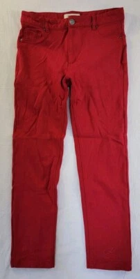 Pantalones de mezclilla elásticos rojos para mujer talla grande de Active USA Foto 1 de 4