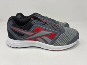 Reebok Men's Zone Cushrun MT Running Shoe, Flat Grey/Red - Picture 1 of 4