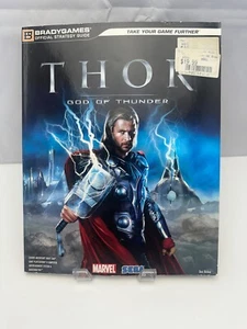 THOR: GOD OF THUNDER OFFICIAL STRATEGY GUIDE By Bradygames Excellent Condition - Foto 1 di 10