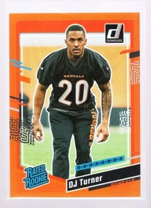 DJ Turner Orange Rated Rookie Press Proof 5/20 RC - Picture 1 of 2