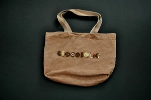 Chocoholic Crazy Shirts Tote Canvas Chocolate Wash 3223S - Bild 1 von 4