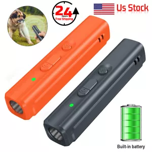 Ultrasonic Anti Dog Barking Trainer Electronic Dog Deterrent Repeller Device USA - Picture 1 of 11