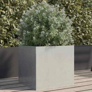 Pflanzkübel Silbern 42x40x39 cm Edelstahl - Bild 1 von 9