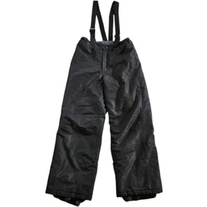 Iceburg Youth Snow Pants With Suspenders, Size Medium 7/8, Black, - Picture 1 of 7