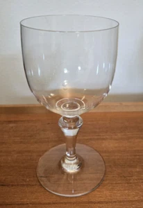 Signed Baccarat Normandie Pattern Clear Crystal 6 1/4" Water Goblet - Picture 1 of 13
