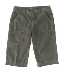 Pantalone donna Banana Republic in velluto a coste Capris taglia 8 x 17 cotone verde - Foto 1 di 7