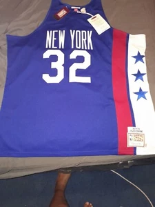 AUTHENTIC MITCHELL & NESS NETS JULIUS ERVING JERSEY SIZE 56 - Picture 1 of 4
