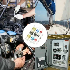 Terminales de conector de cable de alta resistencia paquete de 100 piezas con mangas impermeables - Imagen 1 de 8