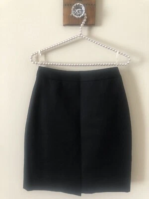 Falda lápiz negra Kate Spade para mujer talla 0 mezcla de algodón spandex Foto 1 de 4