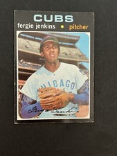 1971  TOPPS BASEBALL #280 Fergie Ferguson Jenkins HOF EX/EX+ Chicago Cubs Faded?