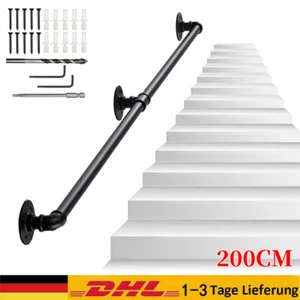 Edelstahl Handlauf Geländer Handläufe Griff Treppengeländer 200cm Handläufe AG - Bild 1 von 16