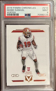 2019 SP DEEBO SAMUEL Panini Chronicles VERTEX PSA 9 POP 8 Rookie RC #V19 - Picture 1 of 2