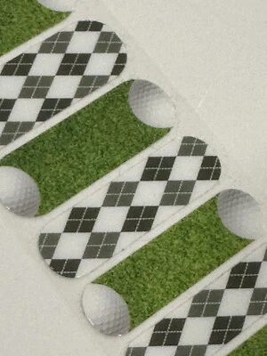 Jamberry TEE TIME, 1/2 Sheet, Golf Spring / Summer Wrap - Image 1 of 3