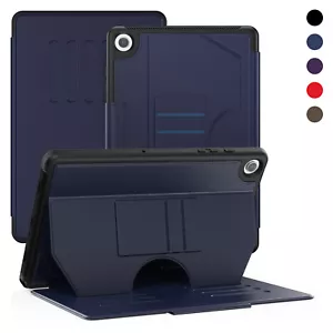 Funda de cuero abatible resistente con soporte para tarjetas para Samsung Galaxy Tab A9+/A9 - Imagen 1 de 49