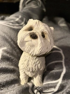 West Highland Terrior Sandicast Figur 1990.von S. Brue - Bild 1 von 6