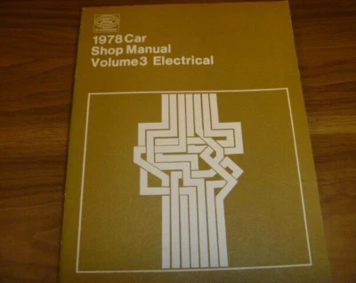 1978 Ford LTD Country Squire Wagon ELECTRICAL Shop Service Repair Manual Vol 3 - Image 1 of 2