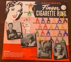 Rare Hollywood Finger Cigarette Ring Drug Store Display 