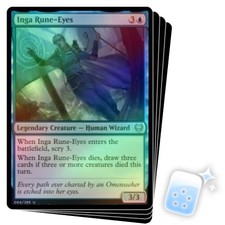 FOIL INGA RUNE-EYES X4 Kaldheim KHM Magic MTG MINT CARD