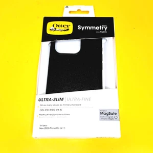 🔥NEUF🔥 COQUE OTTERBOX SYMÉTRIE NOIRE MAGSAFE POUR IPHONE PRO 6,1" 2023 NEUVE - Photo 1 sur 6