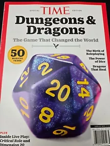 50 YEARS OF DUNGEONS & DRAGONS TIME MAGAZINE SPECIAL EDITION 2024 RPG D&D - Picture 1 of 3
