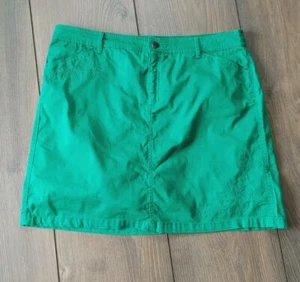 Croft & Barrow Sz 12 Skort Stretch Classic Fit Floral Embroidery Green - Picture 1 of 9
