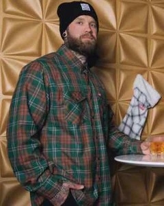 NIP! MEN'S DIXXON FLANNEL COMPANY "MISTLETOE FLANNEL" TWO SIZES! ULTRA COOL!! - Picture 1 of 6