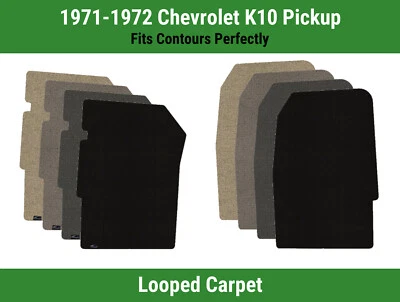 Коврики ковровые передние ряды Lloyd Classic Loop для пикапа Chevrolet K10 1971-1972 годов выпуска  - Изображение 1 из 4