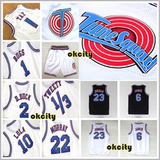 Space Jam Tune Squad Michael Jordan Lola Bugs Bunny LeBron James Jersey Shorts