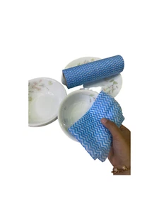 1 Roll 30pcs Multipurpose Reusable Washable Disposable Kitchen Towel Non Woven - Picture 1 of 12