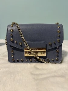 Authentic Furla Blue Metropolis Crossbody - Picture 1 of 6