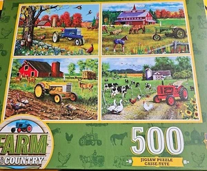 MasterPieces Farm & Country 500 x 4 Piece Jigsaw Puzzle - Picture 1 of 1