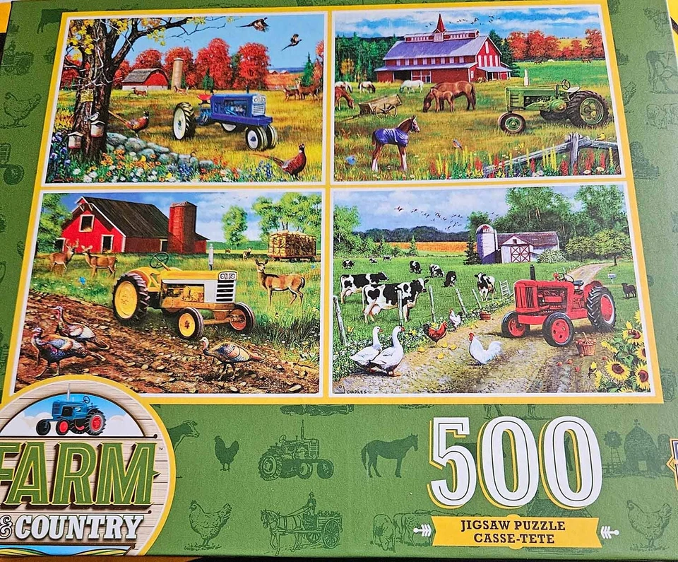 MasterPieces Farm & Country 500 x 4 Piece Jigsaw Puzzle - Image 1 of 1