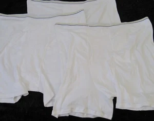 Stafford 3 Paar Vintage Boxershorts 100% Baumwolle (4XL 54"-56") weiß - Bild 1 von 8